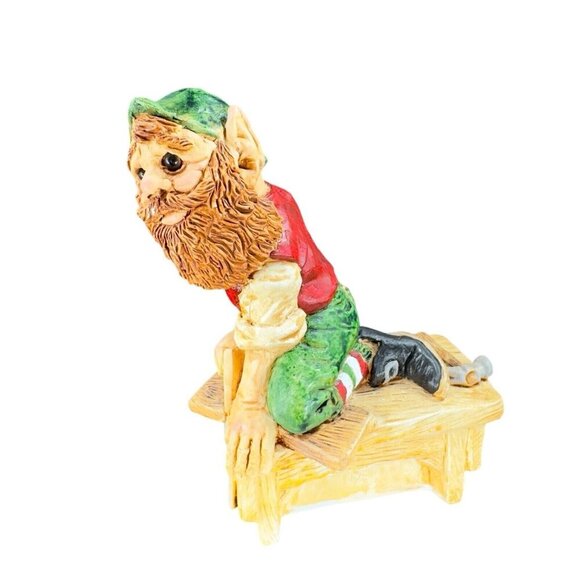 1986 United Design Corp The Legend Of Santa Claus North Country Carols Elf Gnome - Picture 1 of 14